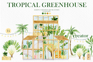 TROPICAL GREENHOUSE. Plants & Decor