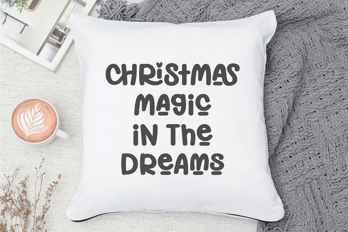 Stylish Christmas - Ligatures Font, a Handwritten Font by Keithzo (Photo 9 of 9)