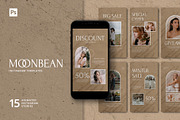 Moonbean - Instagram Templates, a Social Media Template by Rakyu (Thumbnail 1 of 8)