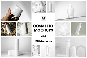 Cosmetic Packaging Mockups - vol.6