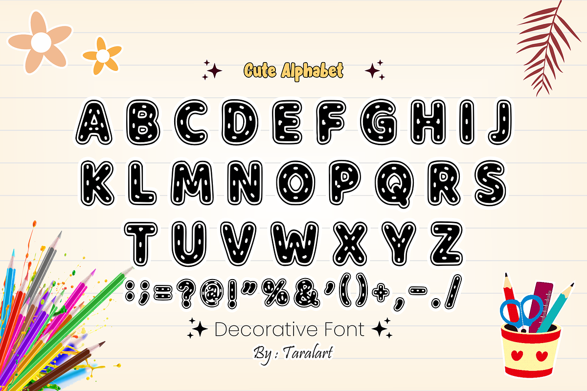 CHRISTMAS BUBBLE - Holiday Font, a Sans Serif Font by KiddoGlyphs Studio (Photo 4 of 5)