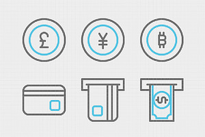 25 Business Currency Icons