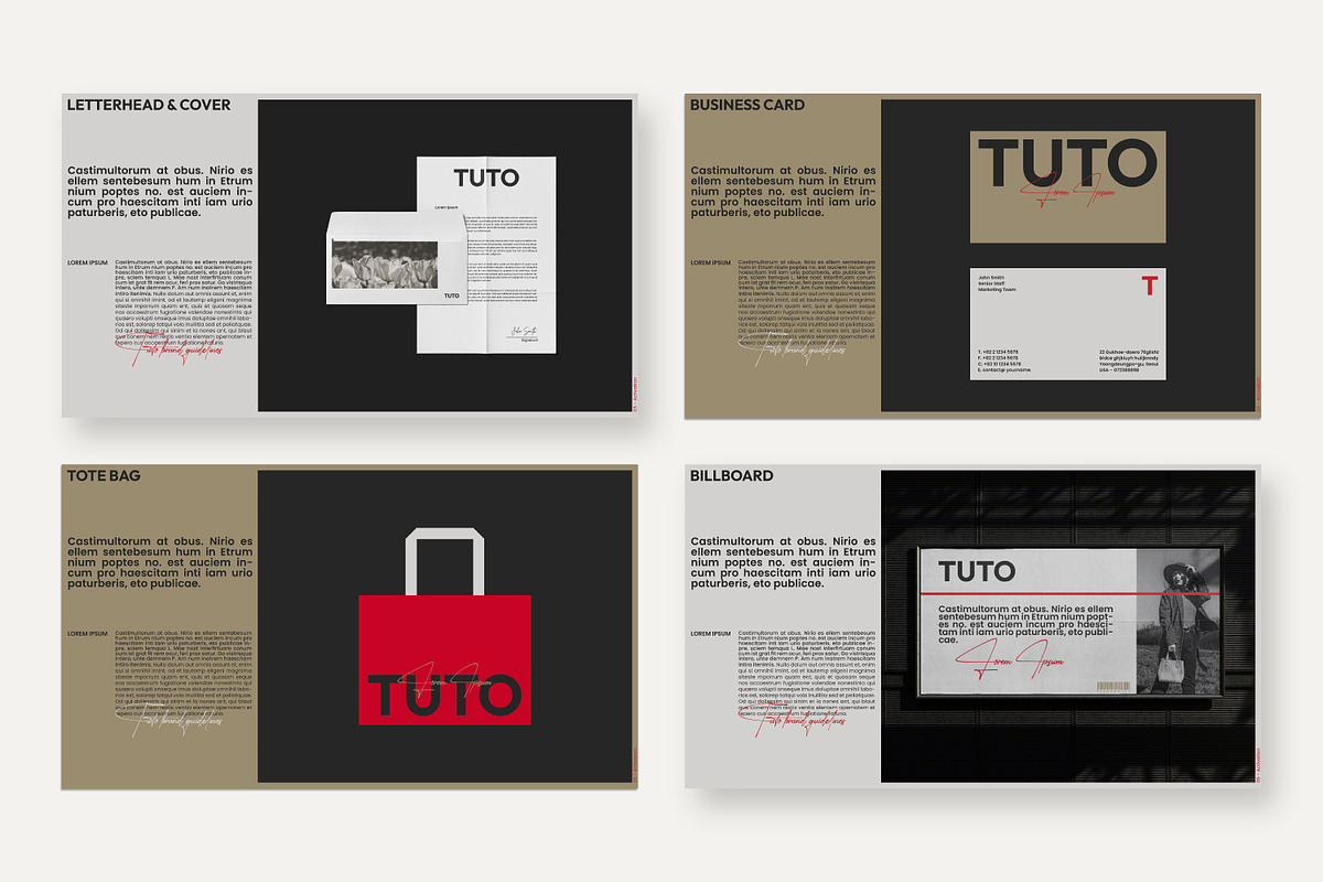 TUTO | Brand Guidelines Template, a Branding & Logo Template by shaondesigns (Photo 9 of 9)