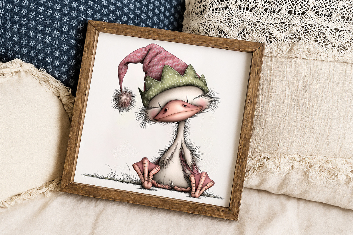 Whimsical Geese Clipart, an Illustration by Libby Wishes (Photo 6 of 6)