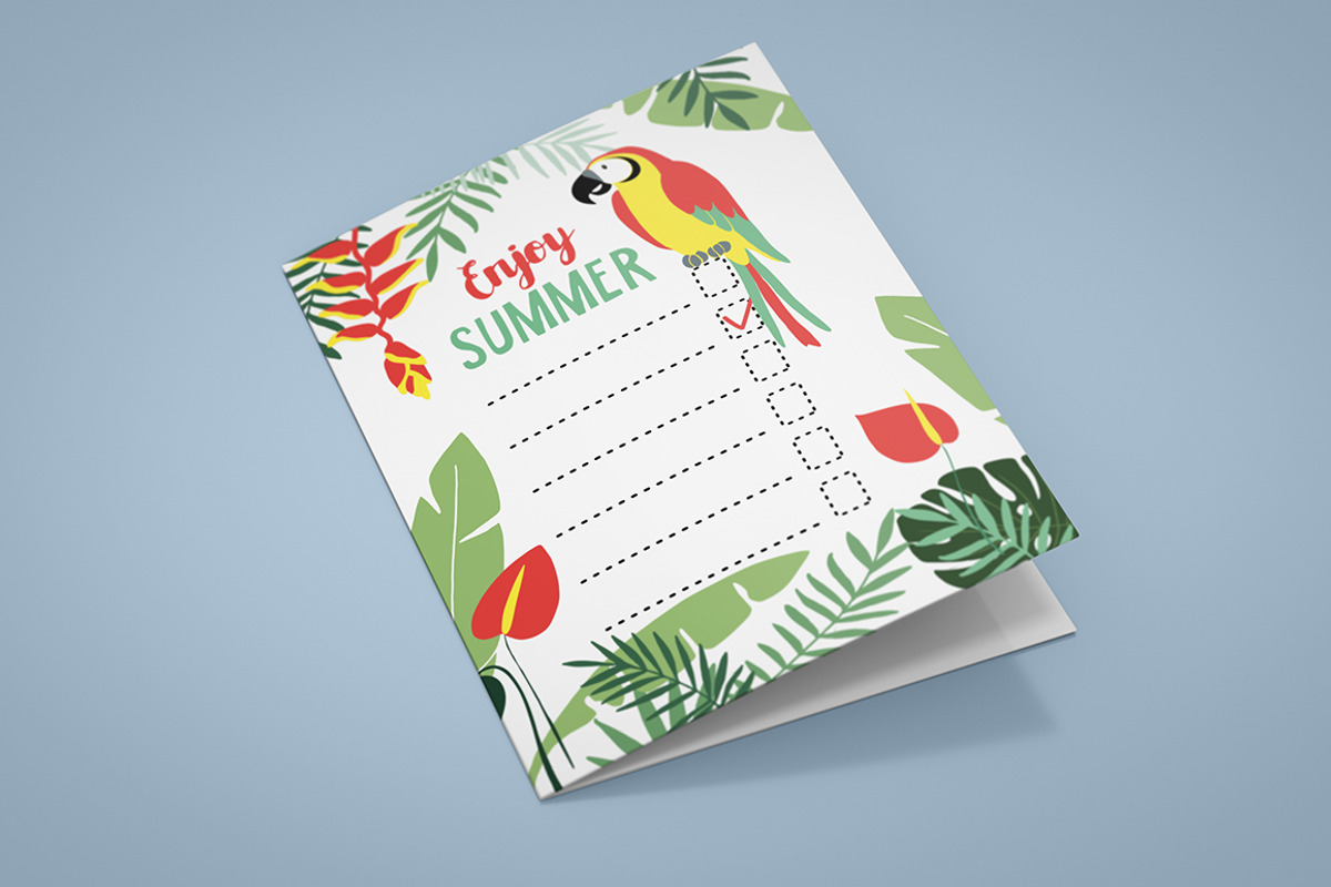 Summer Paradise set VOL 2, an Animal Illustration by Tabita's shop (Photo 4 of 5)