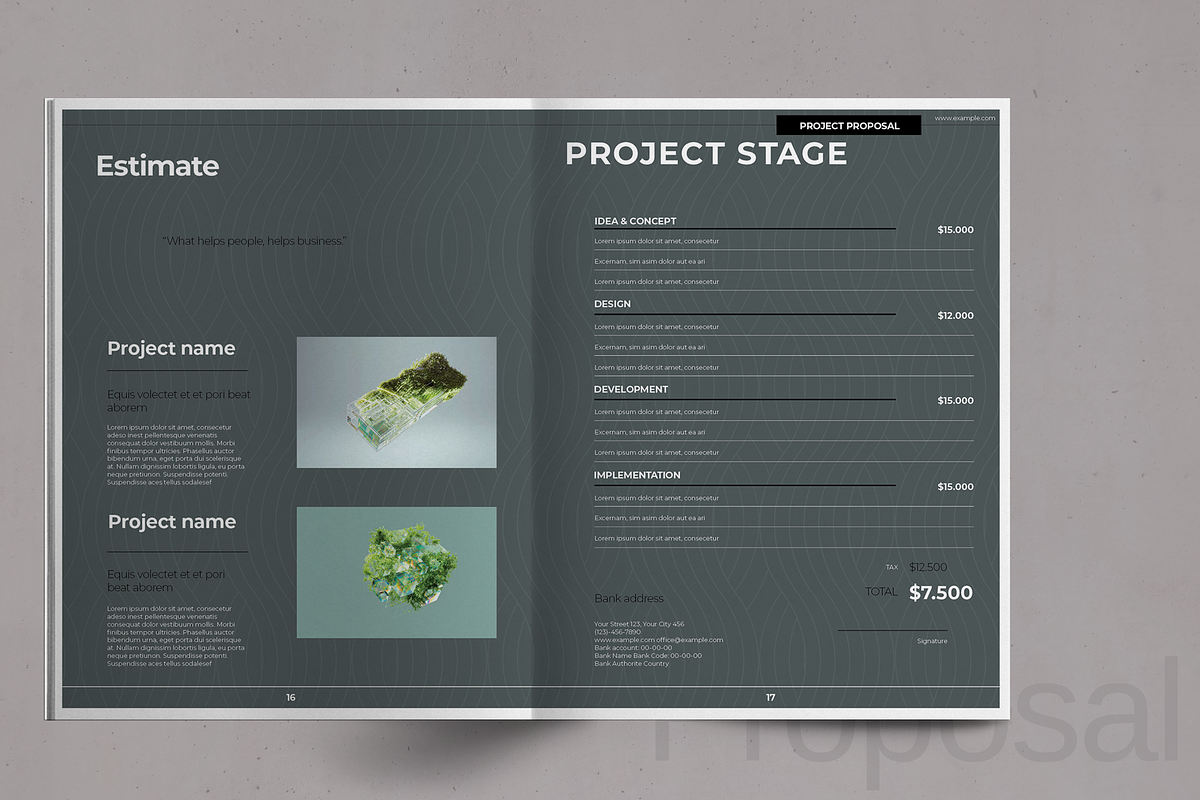 Project Proposal Brochure Template