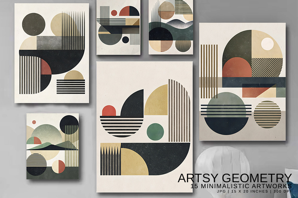Artsy Geometry, a Decorative Illustration by Digital Art Creations (Photo 8 of 8)