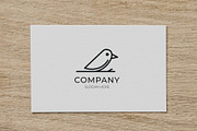 Minimalist bird logo line art, a Branding & Logo Template by Medianeka (Thumbnail 2 of 3)