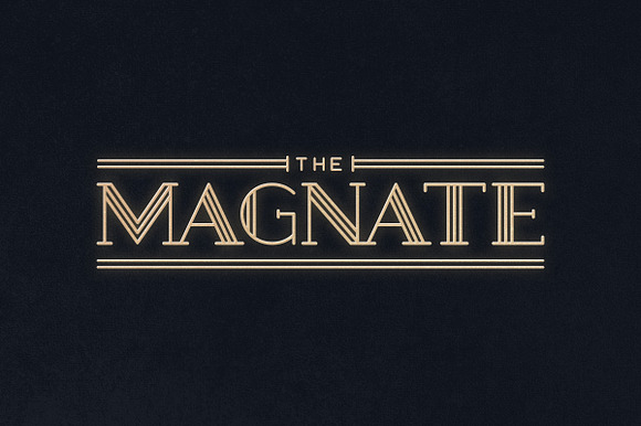 Magnate Typeface preview 7