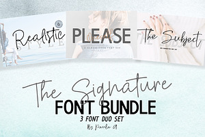 The Signature Font Bundle