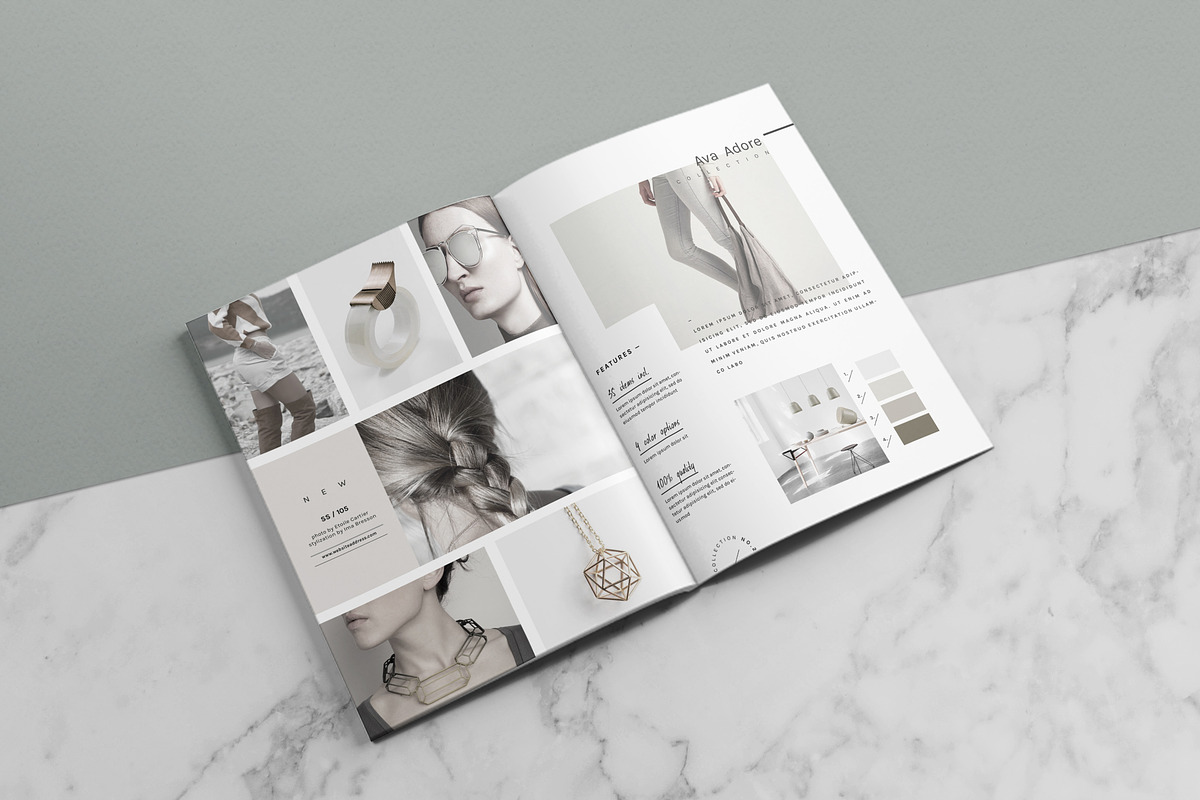 Catalog + Magazine PSD • Íma, a Magazine Template by Nonola (Photo 5 of 6)