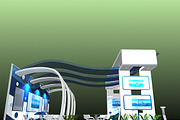 4 Exhibit Booth Design for TradeShow, an Architecture 3D Model by VisualCG (Thumbnail 16 of 28)