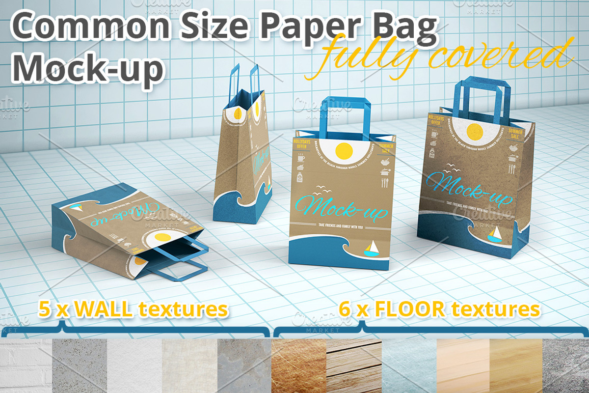 Shopping Paper Bag Mockup, a Product Mockup by MockUps Gallery (Photo 1 of 5)