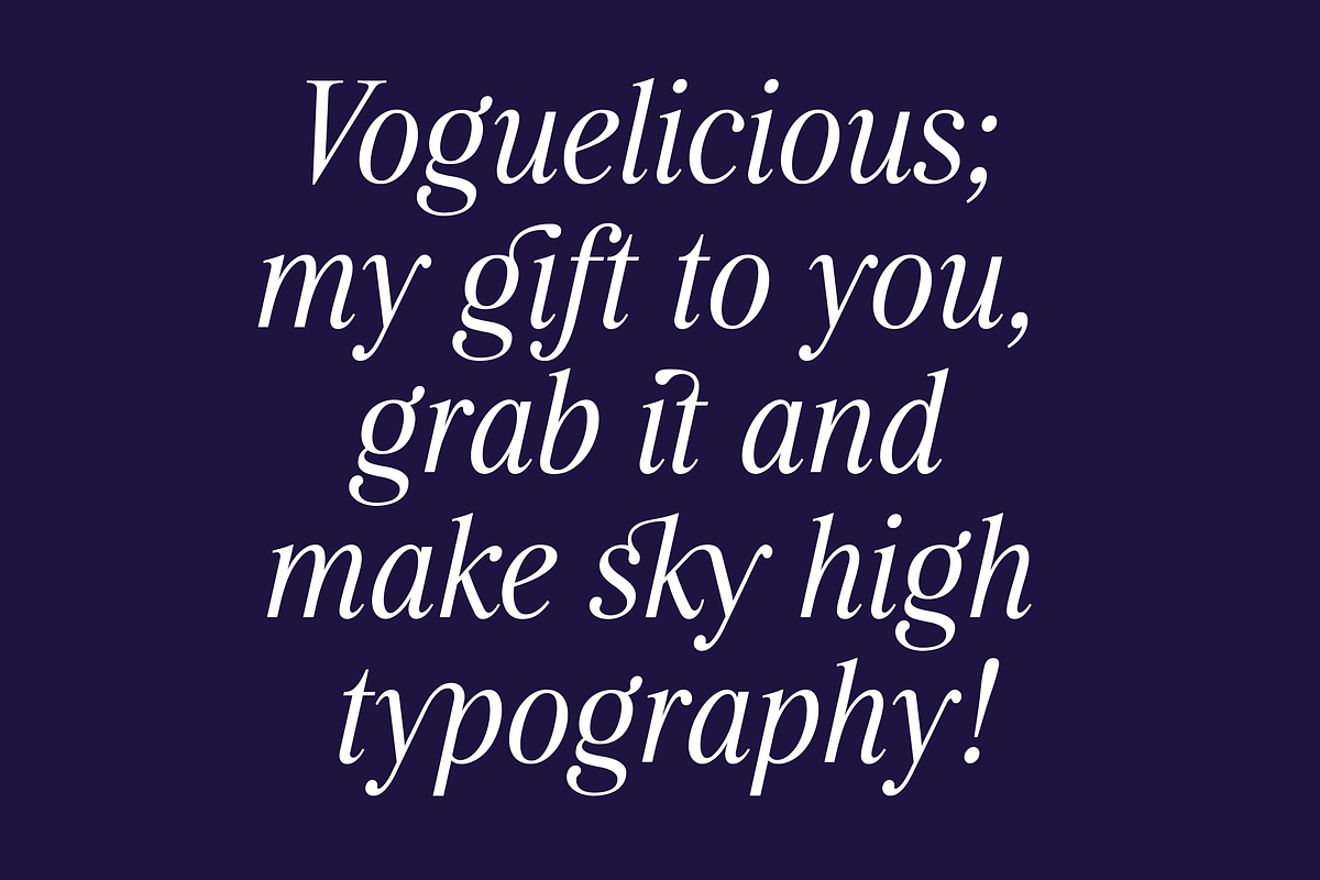 Voguelicious, Cozy Academia, a Serif Font by TypeFaith Fonts (Photo 2 of 12)