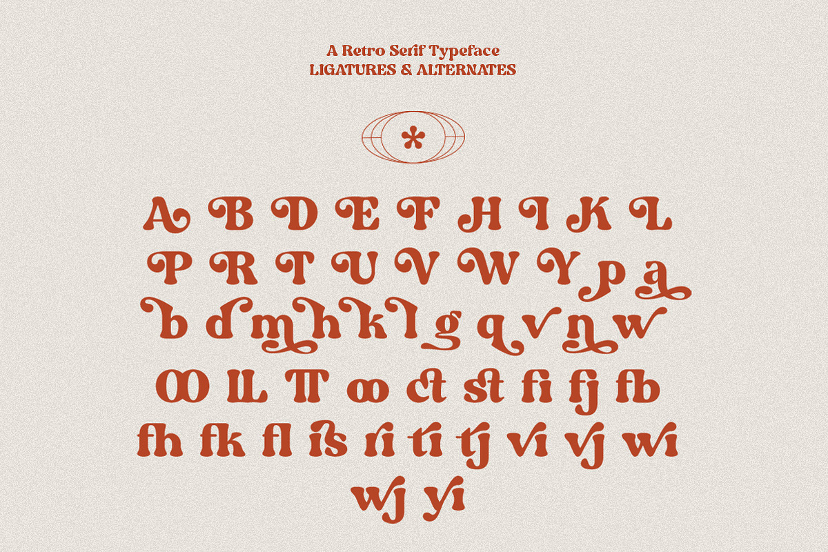 Glafton | Retro Serif, a Serif Font by Pentagonistudio (Photo 9 of 10)