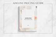 Adeline - CANVA Pricing Guide Doc, a Magazine Template by Gillian Sarah (Thumbnail 4 of 12)