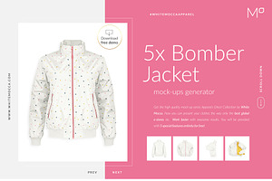 Bomber Jacket Ghost Mockups Set FREE