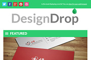 Flat Newsletter Template, a Websites & App Template by Crazyleaf (Thumbnail 3 of 5)