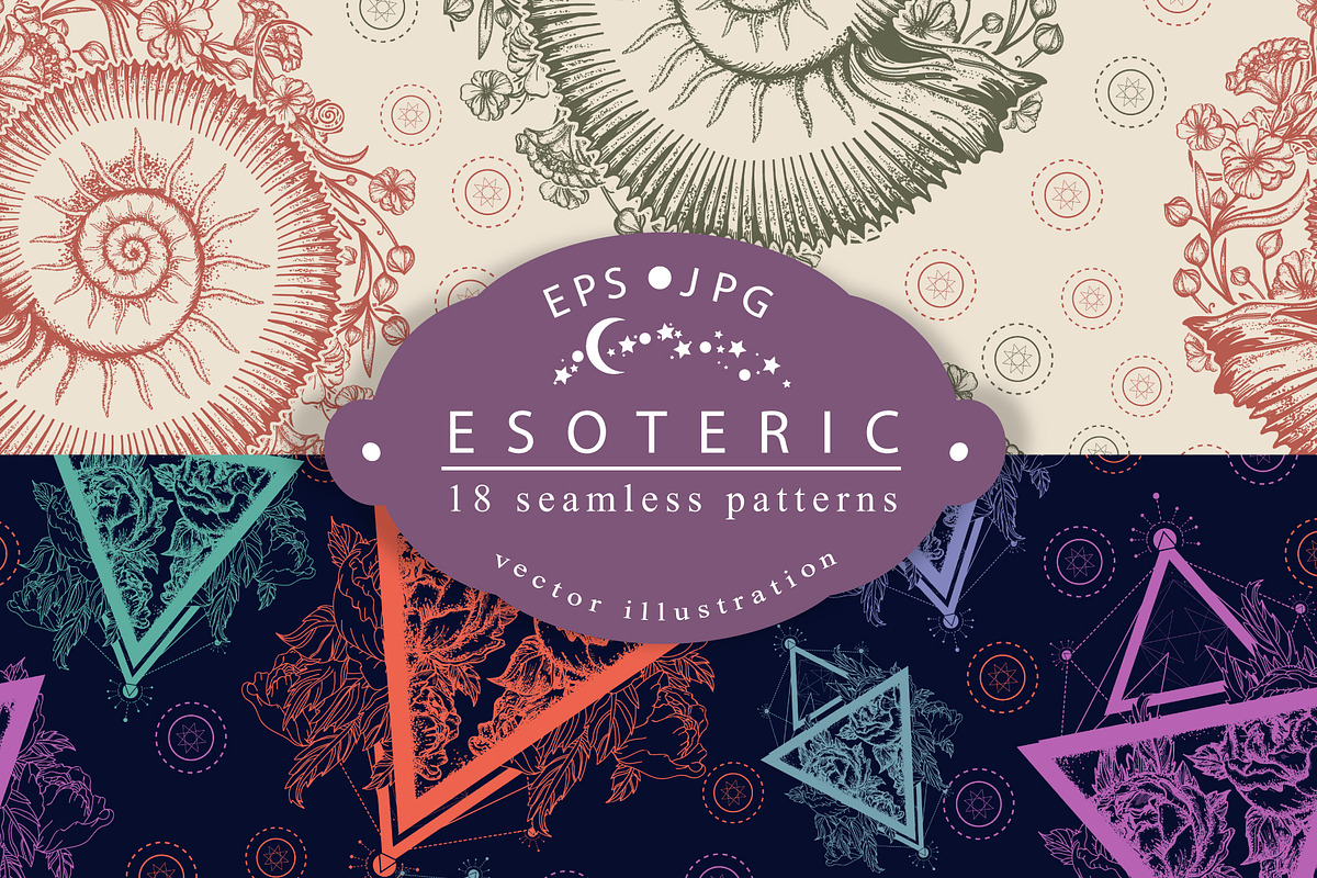 Esoteric patterns, a Pattern Graphic by intueri