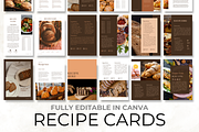 Aesthetic Recipe Cards Template, a Magazine Template by Digital By Nikoleta (Thumbnail 1 of 11)