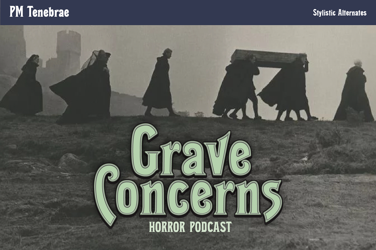 Tenebrae Gothic Horror Fantasy Font, a Blackletter Font by Paper Moon Graphic Supply (Photo 7 of 8)