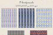 Vintage Watercolor Circus Clipart, an Object Illustration by Teresa Art Store (Thumbnail 9 of 9)