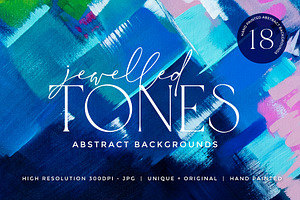 Jewelled Tones Abstract Backgrounds