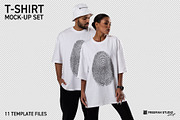 T-Shirt Mock-Up Set, a Shirt Mockup by Freeman Studio (Thumbnail 1 of 14)