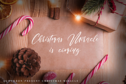Christmas Miracle Brush Script, a Script Font by Quothron (Thumbnail 3 of 6)