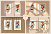 Trendy Shadow Photo Overlays, a Texture Graphic by NassyArt (Thumbnail 4 of 5)