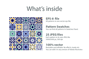 25 Seamless Patterns, a Pattern Graphic by dacascas (Thumbnail 2 of 2)