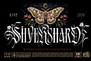 Silver Shard Typeface, a Blackletter Font by alit design (Thumbnail 1 of 20)