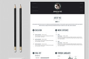 Professional Personal Resume, a Resume Template by Brand Square (Thumbnail 1 of 2)