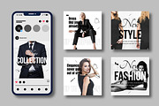 Modern Editable Fashion Social Media, a Social Media Template by MightyDesign (Thumbnail 2 of 8)