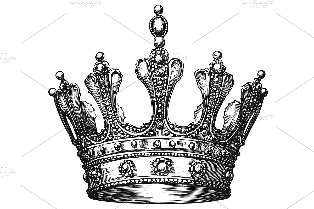 Queens Crown Doctor Portrait, an Object Illustration by LadadikArt