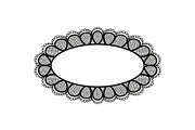 Vintage Lace Oval Frame Bundle, an Illustration by yasushie (Thumbnail 13 of 30)