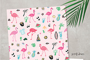 Flamingo Party, a Pattern Graphic by GooseFrol (Thumbnail 2 of 15)