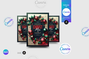 Christmas Party Flyer Template, a Flyer Template by Aam360