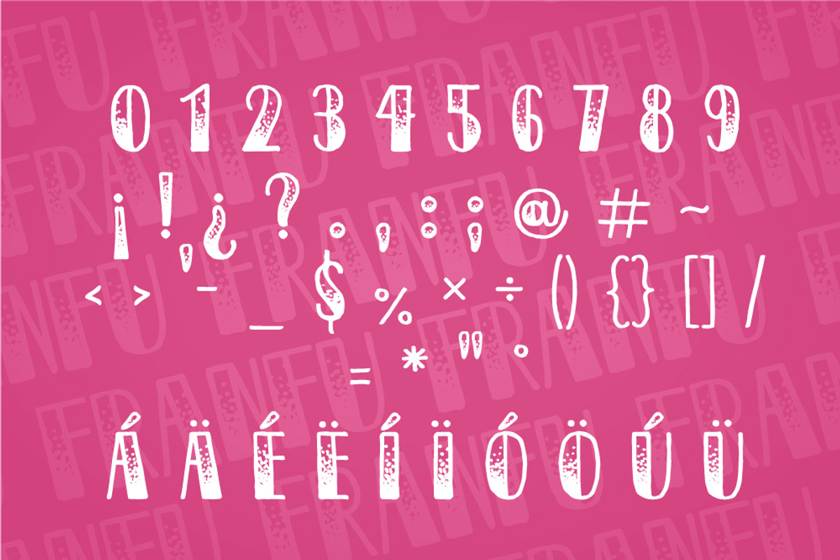 Franfu - font preview 5