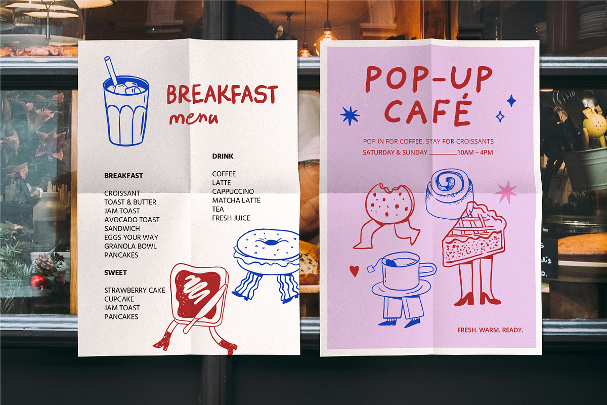 The Breakfast Club Illustration Set, a Decorative Illustration by Marish (Photo 6 of 10)