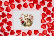 VALENTINE DREAM ANIMALS CLIPART PACK, an Animal Illustration by Daring Digies (Thumbnail 8 of 8)