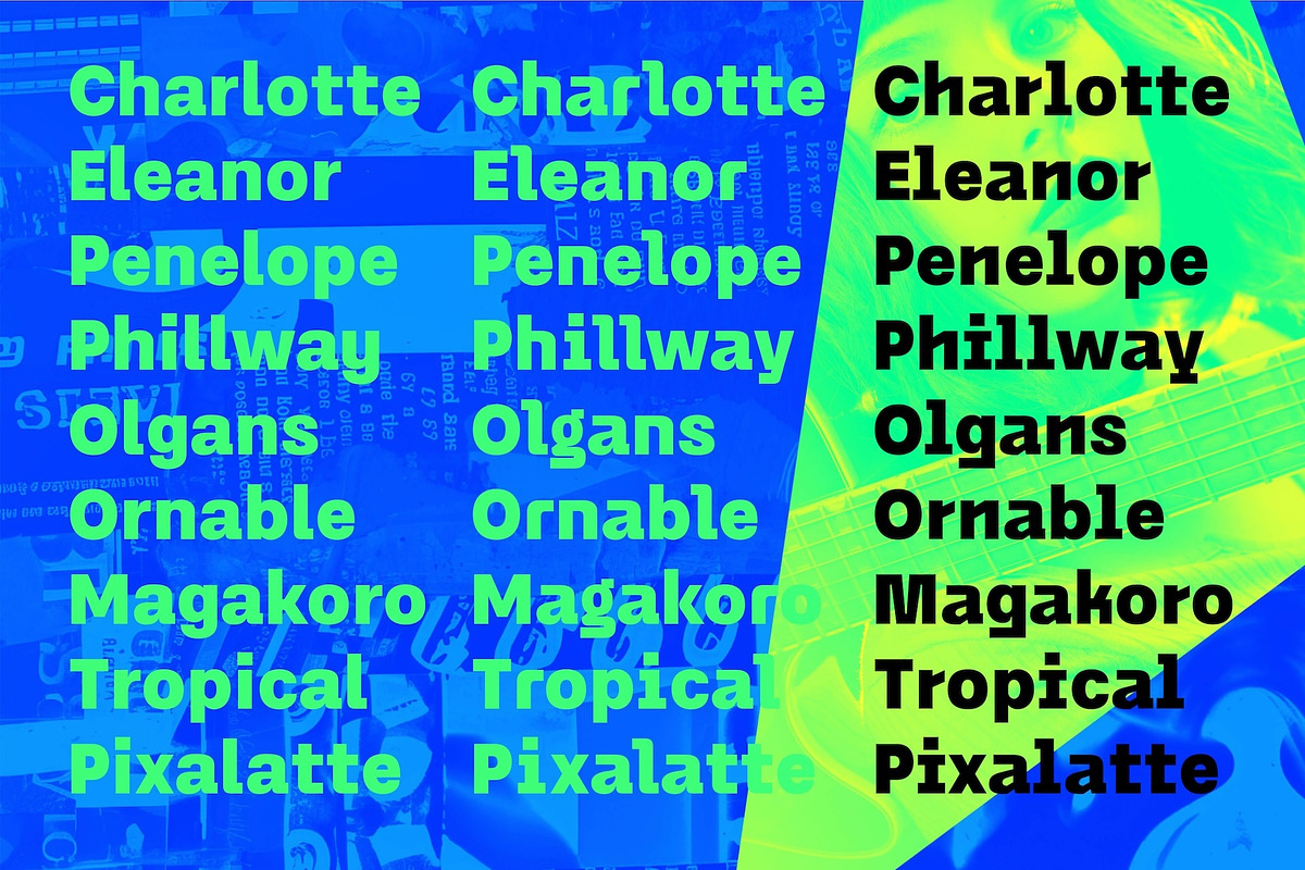 Brutal Milk No 1 - Text, a Sans Serif Font by Casloop Studio (Photo 3 of 7)