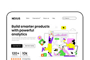 NEXUS - Premium Fintech Illustration, an Illustration by Creative Graphics (Thumbnail 5 of 8)