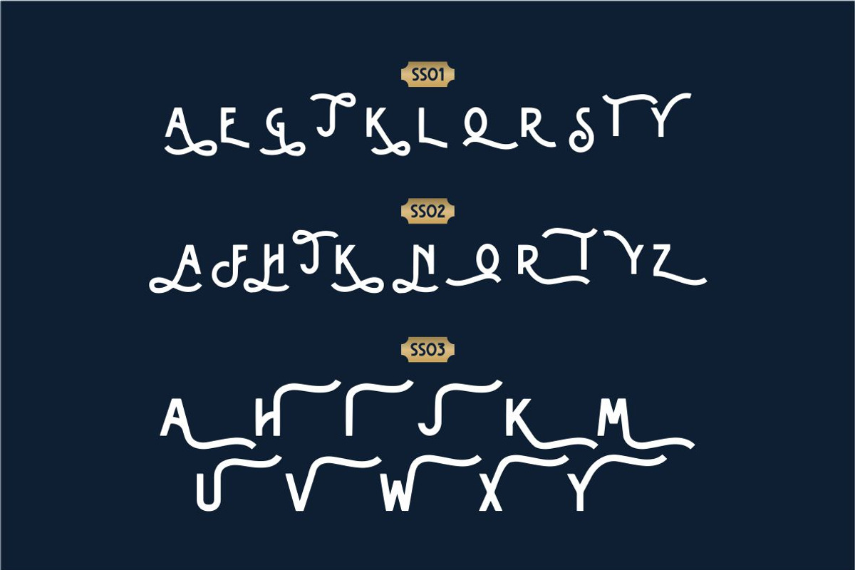 Hasthon - Vintage Font preview 7