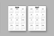 Wall Calendar Template 2025 to 2028, a Stationery Template by ContestDesign (Thumbnail 3 of 4)
