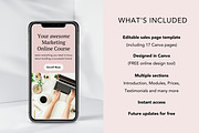 Course Sales Page Template Canva, a Landing Page Template by DeeBeeDesign (Thumbnail 7 of 11)