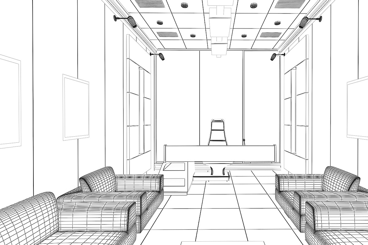 TV Studio Control Room 1, an Architecture 3D Model by akerStudio (Photo 27 of 42)