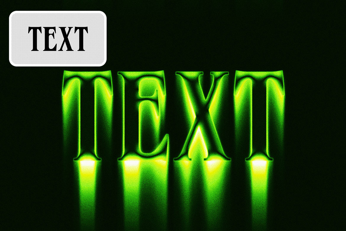 Neon Blurry Text Effect, a Layer Style Add-On by dokudokunomi