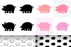 Pig Logo, a Graphic by NataliiaVolyk