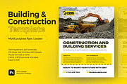 Building Construction Services Flyer, a Flyer Template by vinyljunkie (Thumbnail 1 of 4)